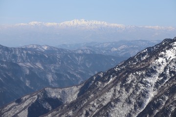 新穂高ロープウェイからの景色