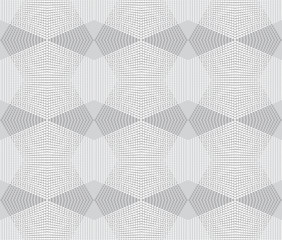 White seamless texture. Web background with rhombs, stars