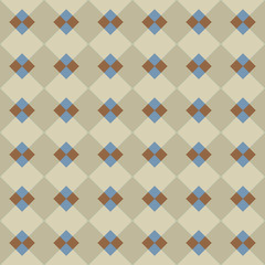 Seamless pattern background from a variety of multicolored squares.