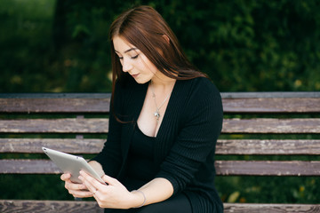 Obraz premium Woman using smart phone mobile