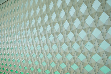 Abstract modern design of geometric seamless wall