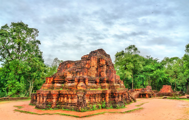 Ruins of a Hindu temple at My Son in Vietnam