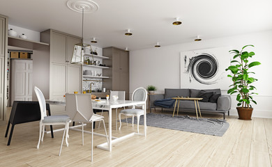 modern house interior.