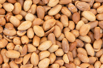 peeled peanuts for background