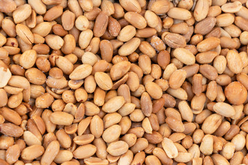 peeled peanuts for background