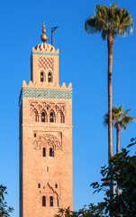 Fototapeta na wymiar Mosque of Kutubia,Marrakech,Morocco