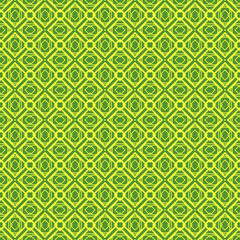 Unique, Abstract Geometric yellow green Color Pattern. Seamless Vector Illustration.