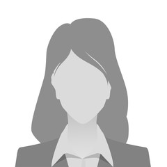 Person gray photo placeholder woman