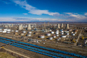 Oil Refinery And TrainsK