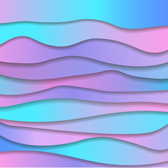 Abstract shapes wave background