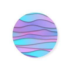 Abstract shapes wave background
