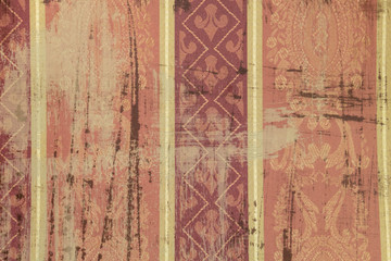 Ressource graphique, fond papier peint rococo et baroque tons ocres