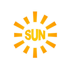 Sun summer background