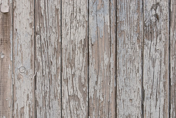 Fototapeta na wymiar peeling painted wooden wall texture background