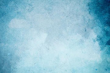 Blue wall background or texture