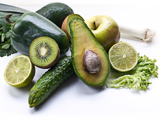 Fresh green vegetables, healthy eating concept