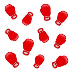 ボクシンググローブの模様