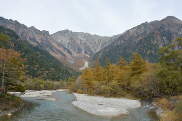 Fototapeta na wymiar 長野県上高地の景観