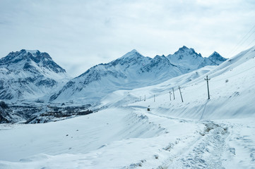 Snow Covered Road