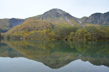 長野県上高地の景観
