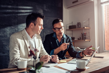 CEO giving instructions to new manager