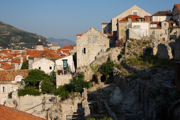 Fototapeta na wymiar View of Dubrovnik town, Croatia