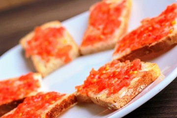 Tosta Pan tomate tumaca y aceite