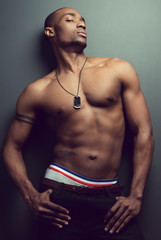 young black masculine man