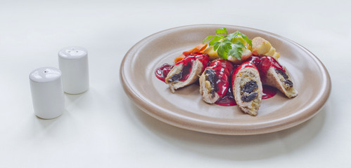 colorful meal, dinner