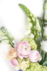 still life with flowers composition 