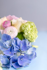 still life with flowers composition 