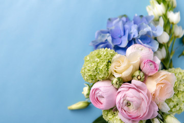 still life with flowers composition 