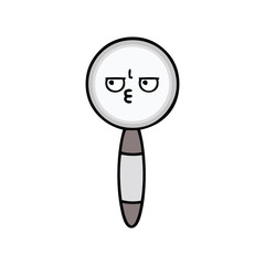 cute cartoon magnifying glass