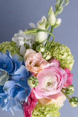 still life with flowers composition 