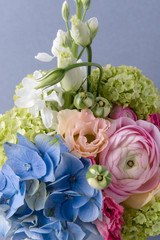 still life with flowers composition 