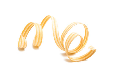 wood shavings isolated