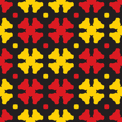 Bright seamless pattern with geometric elements. Beautiful abstract artwork.