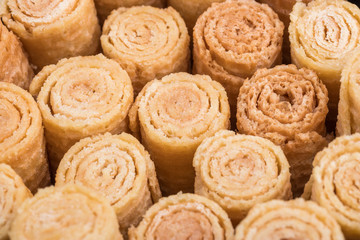 Biscuits, sweets macro