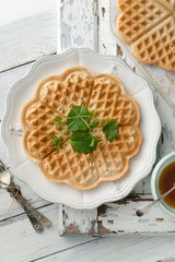 vegan waffles