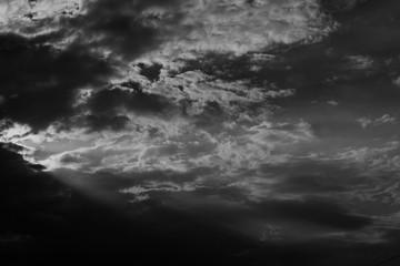 black and white sky and beautiful 