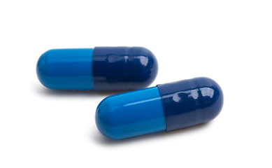 medical capsules isolated