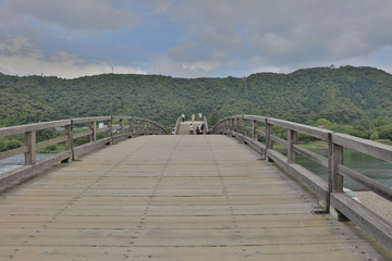 the Kintai Bridge in Iwakuni