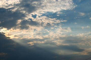 black and white sky and beautiful clouds
