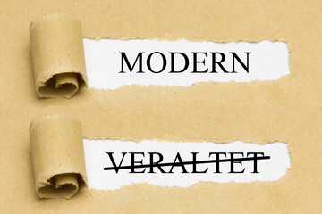 Modern / veraltet