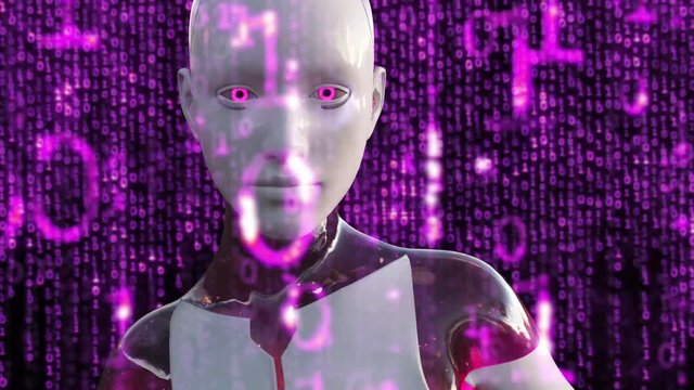 4K Artificial Intelligence AI Digital Calculations