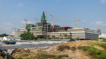 construction site of new government house , parliament, Thailand