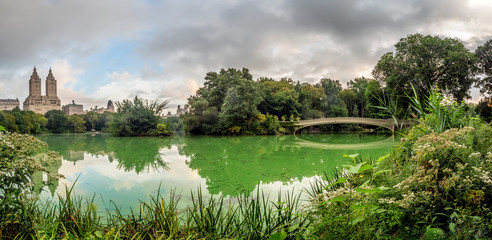 Fototapeta premium Bow bridge,Central Park, New York Cit