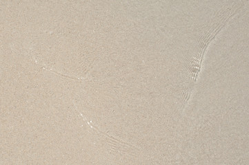 Sand texture. Sandy beach for background. Top view