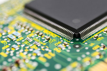 microchips on a board