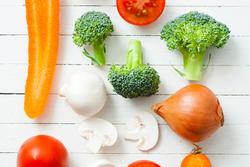 Vegetables arrangement